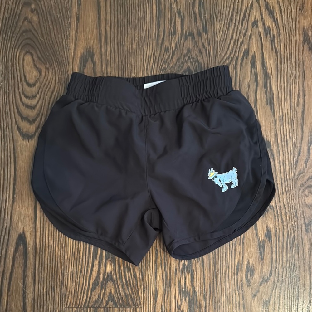 Goat USA girls youth black athletic shorts